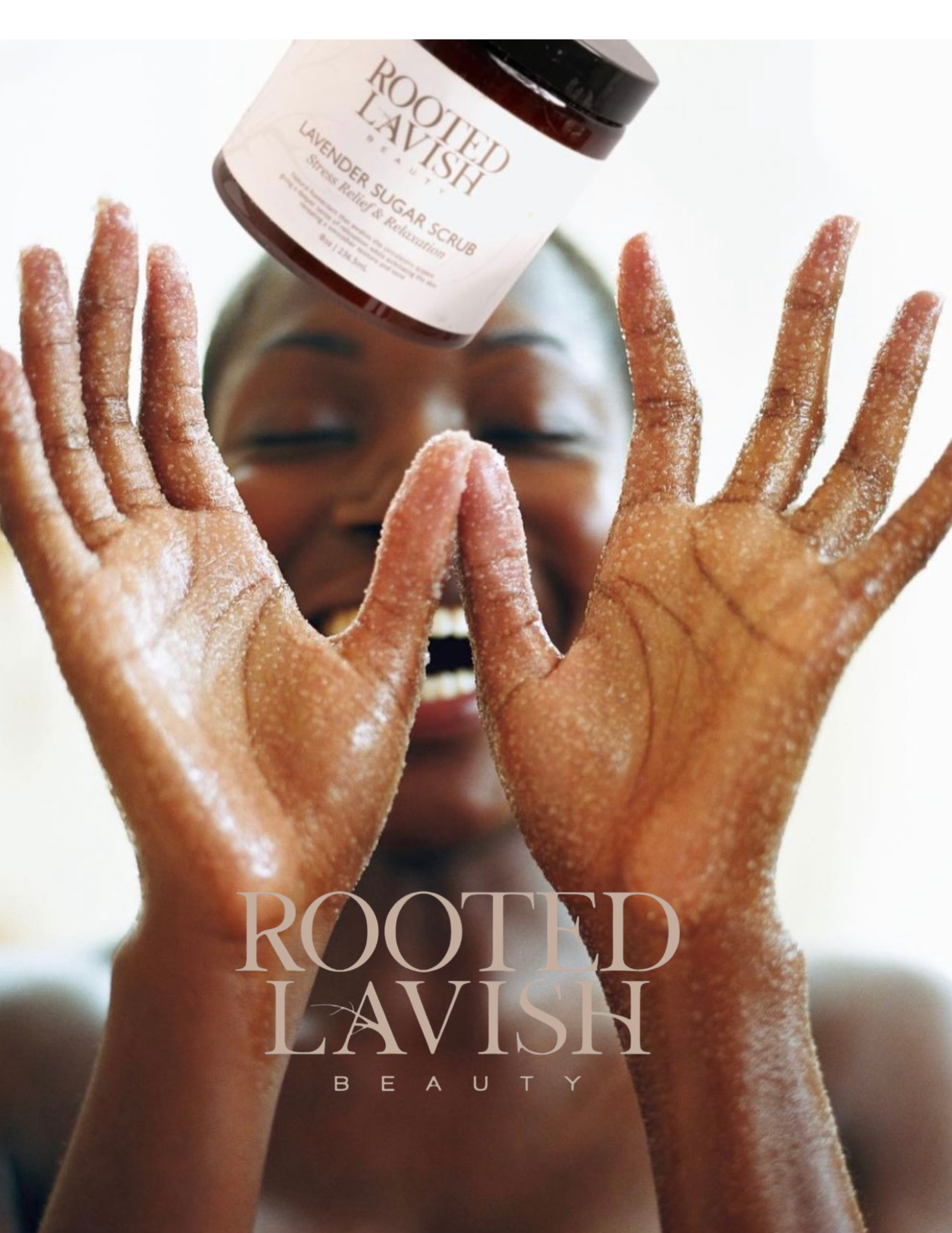 Rooted Lavish Beauty product photography